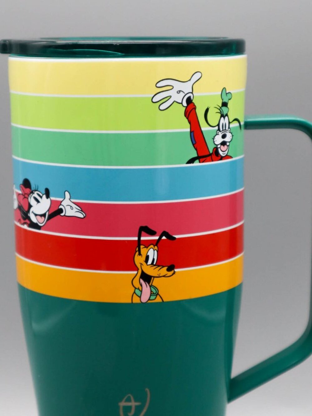 2024 Disney Parks Mickey & Friends 30oz Corkcicle Insulated Travel Tumbler Teal - Picture 2 of 10